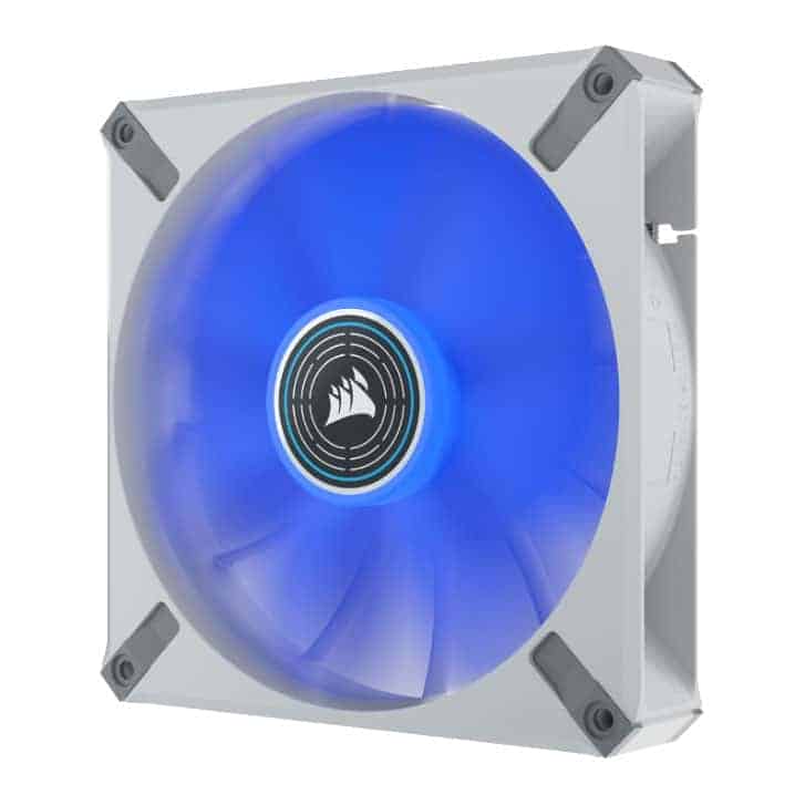 (image for) Corsair ML140 LED ELITE 140mm Blue LED Fan Single Pack White